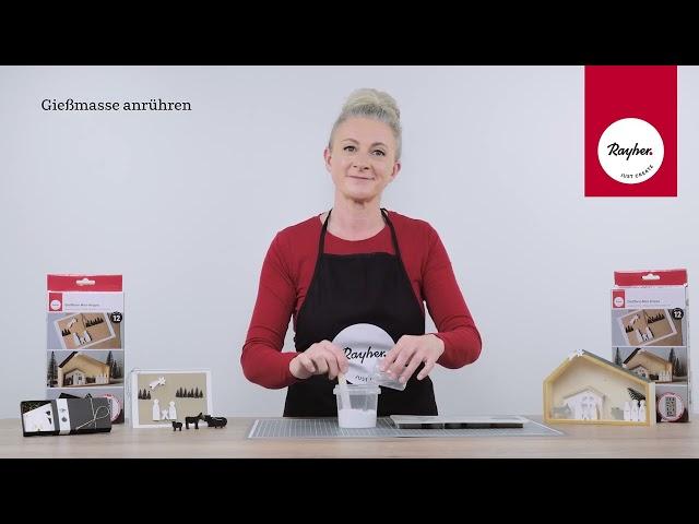 DIY-Anleitung: So gießt du schnell und einfach eine hübsche Mini-Krippe