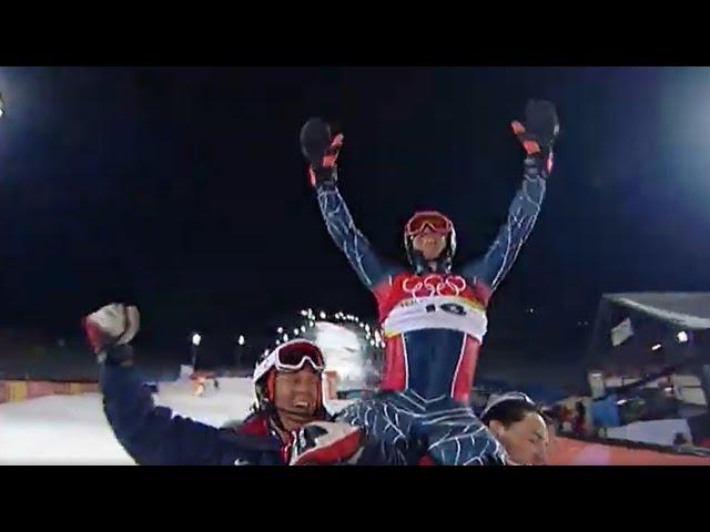 Young Ted Ligety shreds, stuns the field in astounding first gold medal - Torino 2006 | NBC Sports