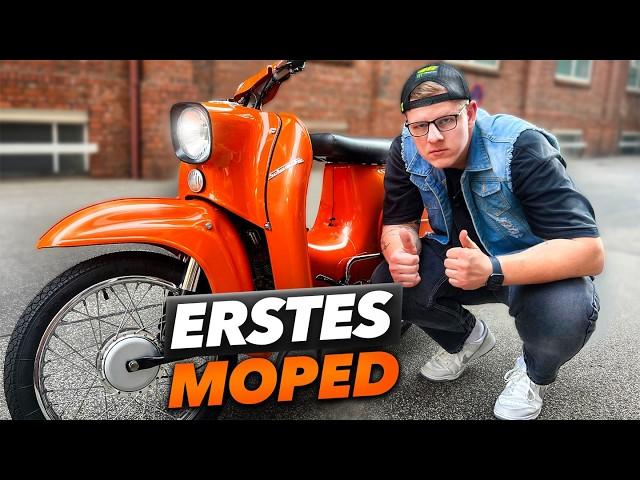 Das erste Moped.