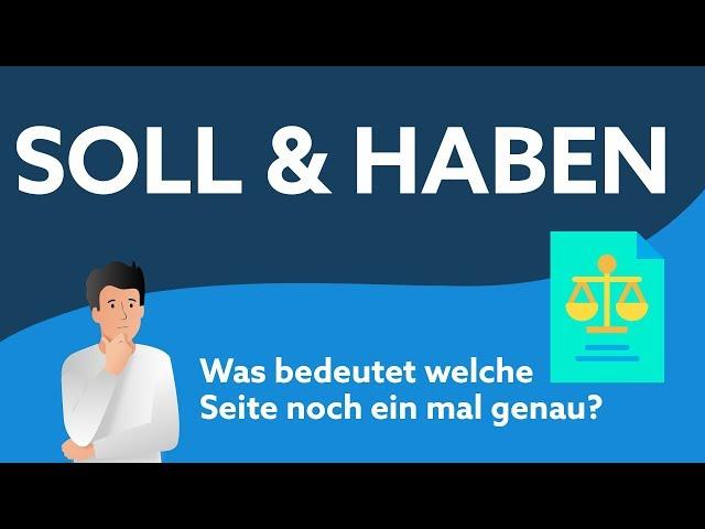 Soll und Haben | Beide Seiten einfach erklärt