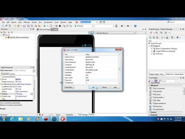 Delphi Android and MySQL Conncection