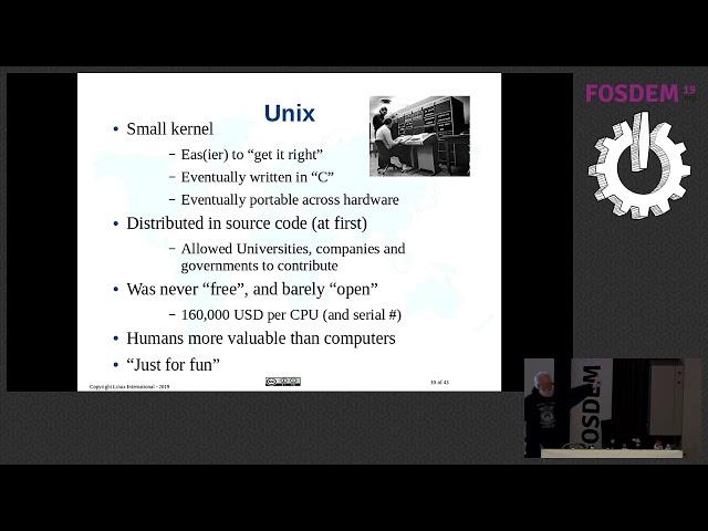 2019 - Fifty years of Unix and Linux advances