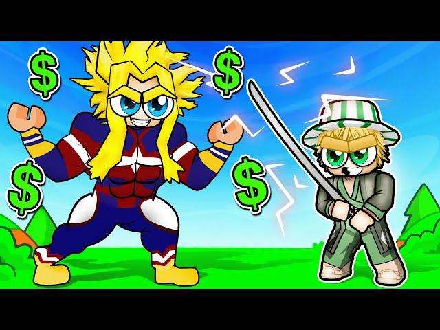 Spending 100,000$ to AWAKEN Overpowered Anime Characters in Roblox!