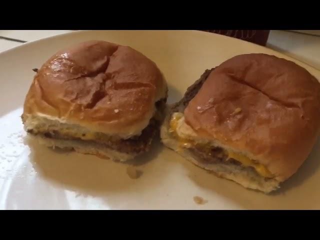 Johnny Dirtnap Food Review— White Castle Cheese Sliders