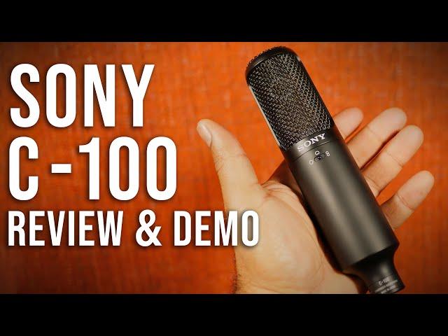 Sony C-100 Hi-Res, Dual-Capsule, Large-Diaphragm Microphone | Hands-On Review and Demo