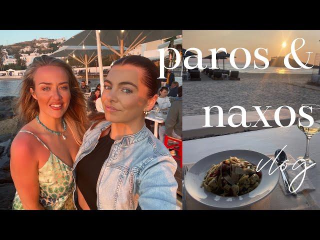 greek island hopping vlog, Paros + Naxos