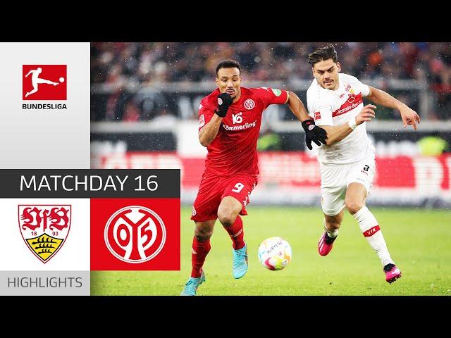 VfB Stuttgart - 1. FSV Mainz 05 1-1 | Highlights | Matchday 16 – Bundesliga 2022/23