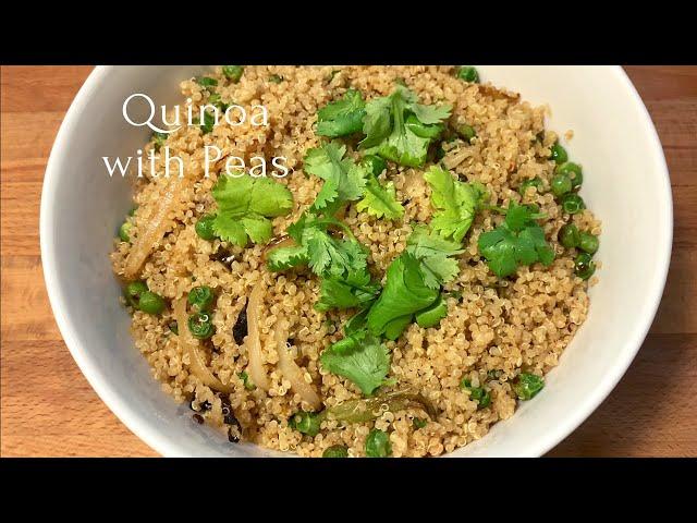 Quinoa with Peas Recipe | How to make Quinoa | Healthy Quinoa Recipe