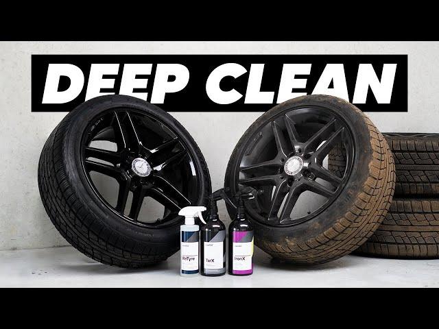 Deep Cleaning Dirty Wheels - Wheels Off Detail