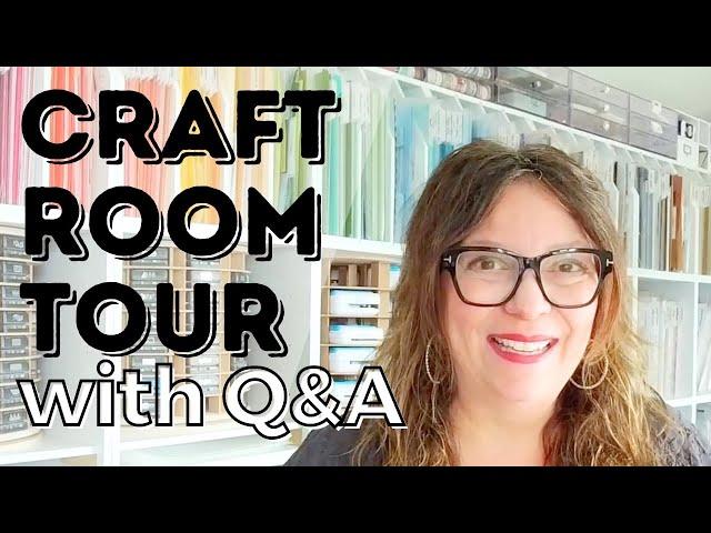 Craft Room Tour 2024 / Michaels Cubes / IKEA Cubbies / LIVE Q&A