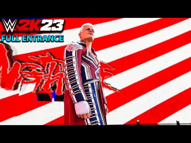 WWE 2K23 - Cody Rhodes FULL ENTRANCE