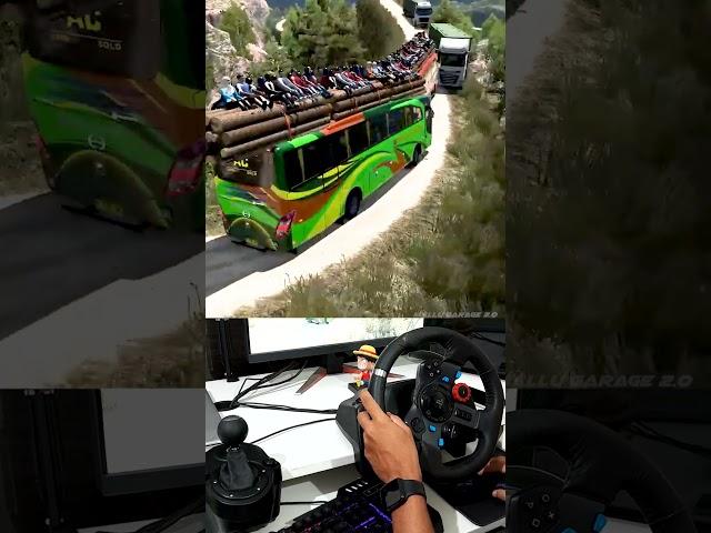 Dangerous MAP Mod with overloaded BUS in Euro Truck Simulator 2| ETS2 Multiplayer | Mallu Garage 2.0