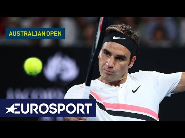 Roger Federer v Marin Čilić Highlights | Australian Open 2018 Final | Eurosport