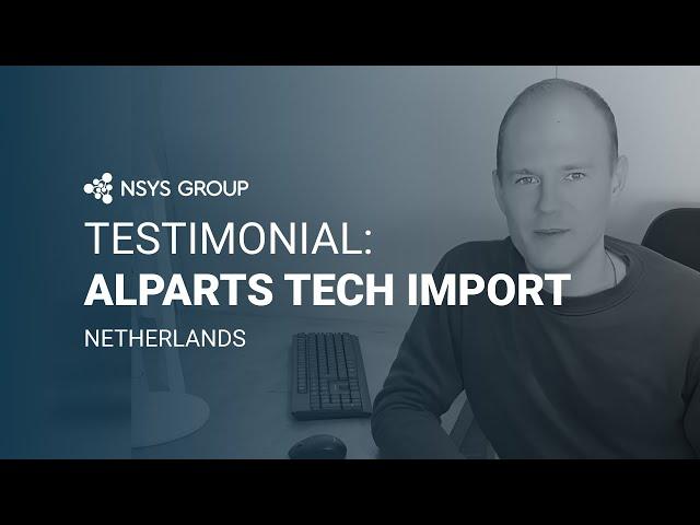 NSYS Group Review by Alparts Tech Import, Netherlands