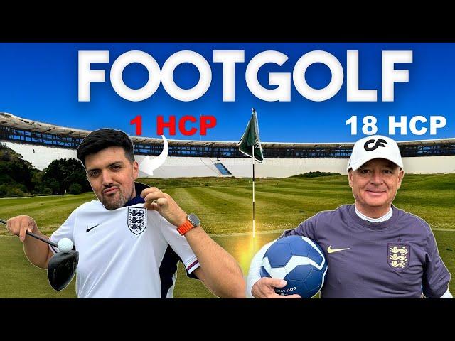 We Played GOLF On A FOOTGOLF Course | HOLE IN ONE and COURSE RECORD?!