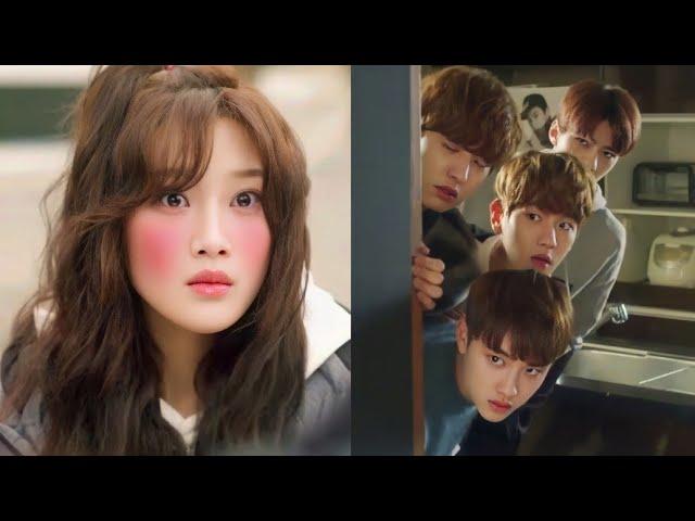 بنت خجوله تلاقي نفسها بتشتغل خادمه فبيت 4 شباب من اعضاء فرقتها المفضيلن وكمان يحبوها exo next door