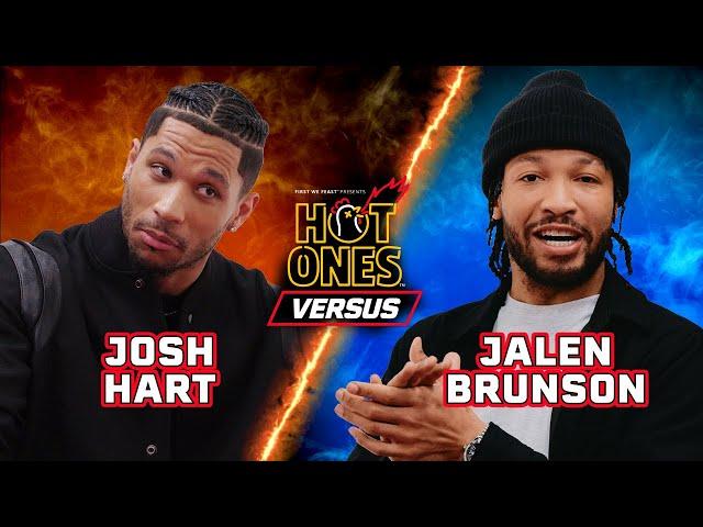 Knicks' Jalen Brunson vs. Josh Hart | Hot Ones Versus