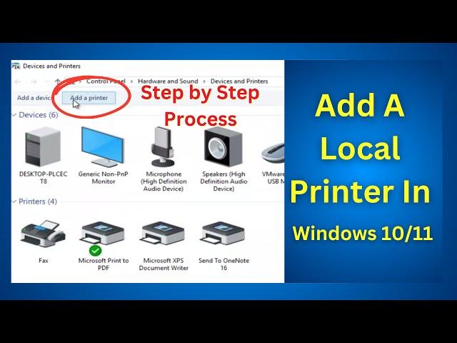 How To Add A Local Printer In Windows 10 11