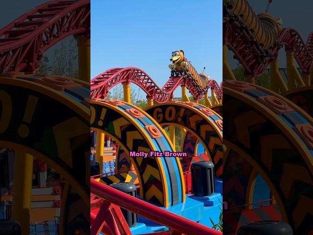 Slinky Dog Dash  #dog #rollercoaster #coaster #hollywoodstudios #disney #fast #ride #toystory #fyp