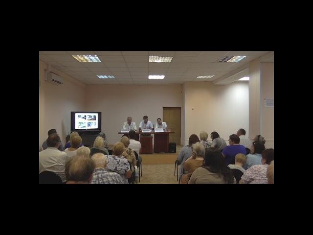 Встреча главы управы района Котловка Промыслова В.Ю. с жителями 01.08.2018