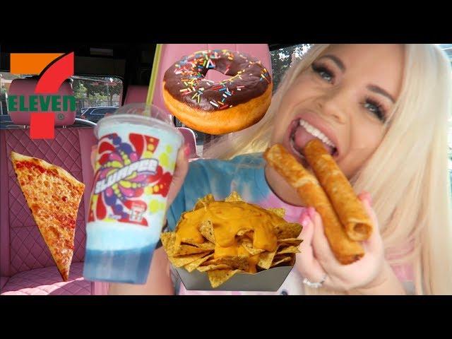 GAS STATION MUKBANG (7 ELEVEN EATING SHOW) | TRISHA PAYTAS