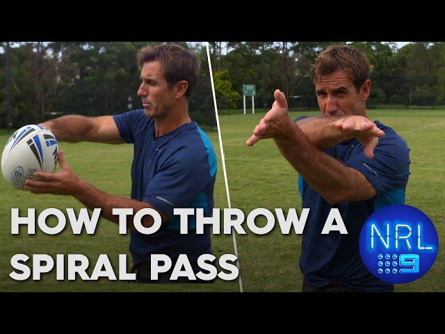 Joey's Masterclass: How to Spiral Pass | NRL on Nine