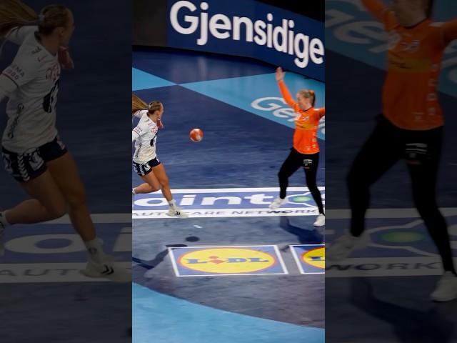 How COLD is this finish?!  #handball #håndbold #ehfeuro2024