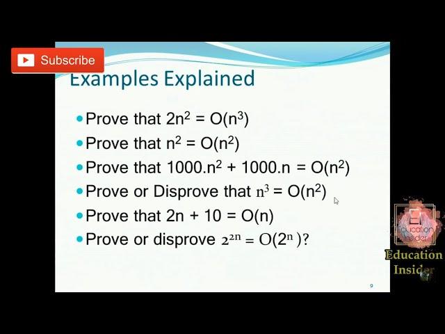 BIG Oh Notation - Examples || Part 2