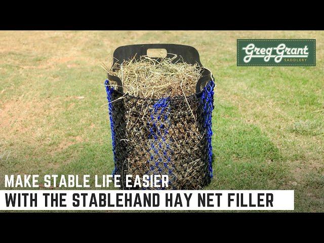 Make Stable Life Easier with the Stablehand Haynet Filler - Greg Grant Saddlery