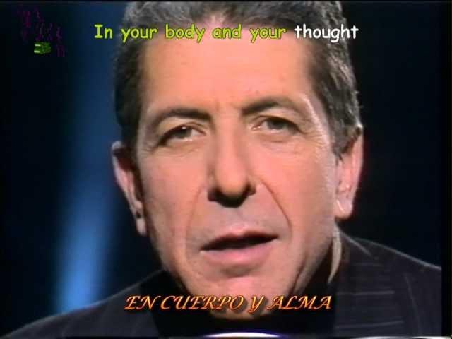 LEONARD COHEN - Ain't no cure for love - Subtitulado bilingüe (inglés - español)