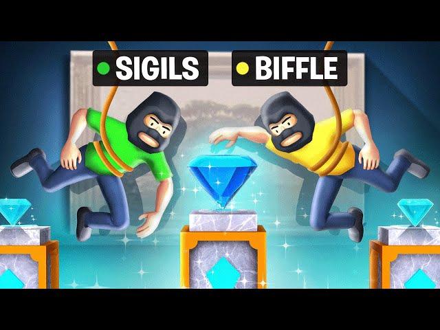 ROBBING a MANSION with BIFFLE in One Armed Robber