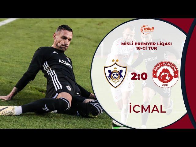 Qarabağ 2:0 Araz-Naxçıvan | Misli Premyer Liqası, 18-ci tur | İCMAL