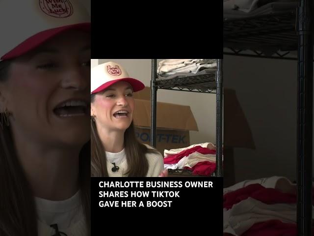 #charlotte #nc #smallbusiness saw boost from #tiktok #wcnc #shorts
