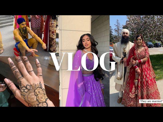 Come along with me to my cousins Indian Sikh Punjabi Wedding | VLOG