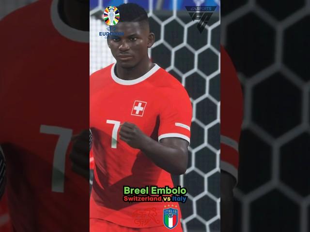 BREEL EMBOLO SCORES! Switzerland vs Italy - EURO 2024