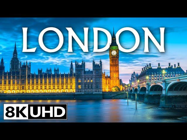 London, UK 8K Video Ultra HD 240 FPS - Capital of England