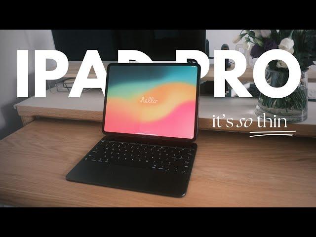 Unboxing The 2024 Apple iPad Pro M4 in Space Black | Aesthetic Unboxing