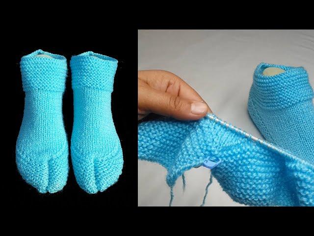 460- Ankle Length Thumb Socks Knitting Tutorial | अंगूठे वाली जुराब बनाये  Step by Step Ladies Socks