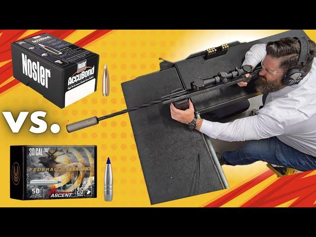 Federal Terminal Ascent vs Nosler AccuBond Accuracy Challenge w/ Seekins Havak PH2