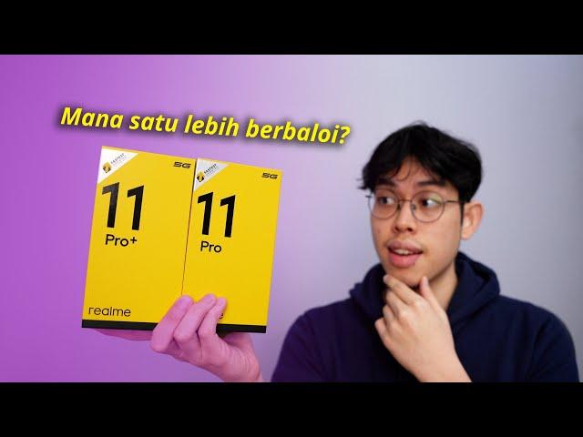 Banyak beza ke dua fon ni? - realme 11 Pro+ 5G VS realme 11 Pro 5G