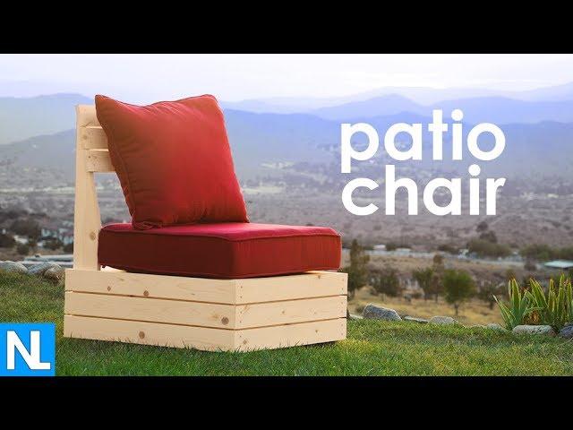 secret storage  Patio Chair  | DIY woodworking - how to make a patio chair