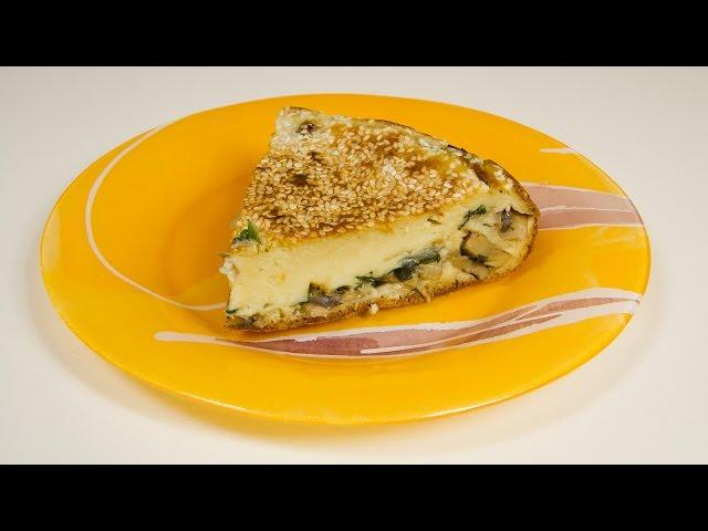 Пирог с Грибами и Шпинатом