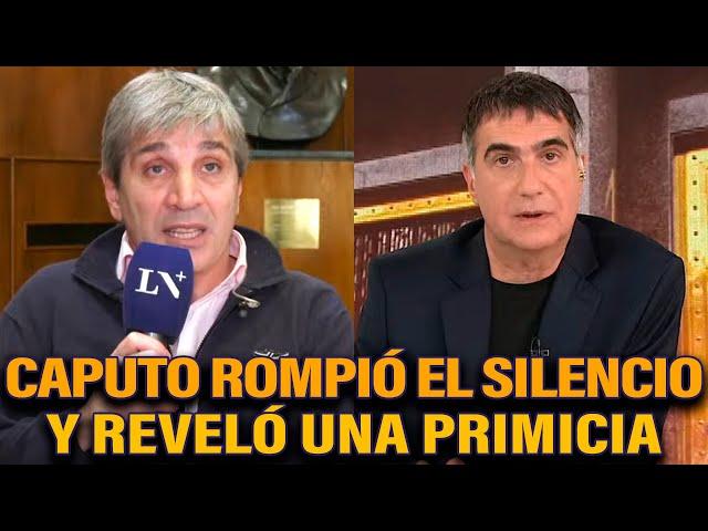 CAPUTO DIO UNA PRIMICIA EN VIVO | URGENTE MILEI