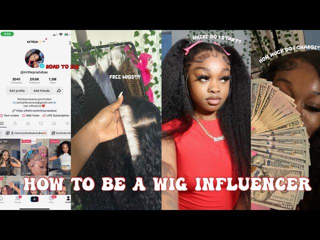 How To Become a Wig Influencer In 2023 | FREE Wigs?!?|Getting paid?!| Where to start?!+more