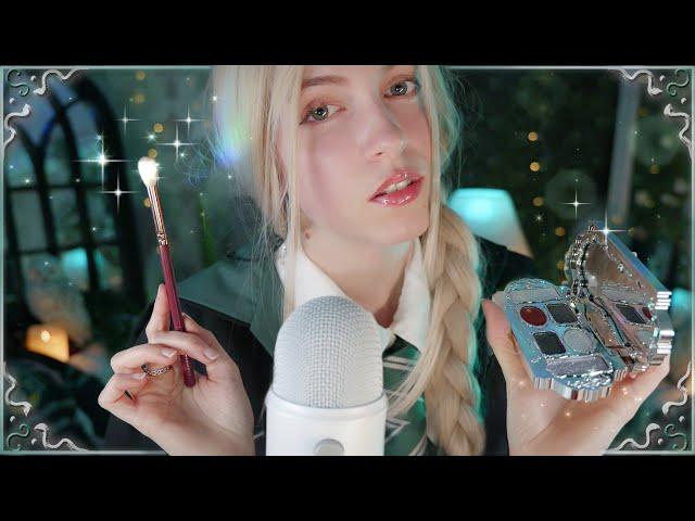 ASMR | Your Slytherin FRIEND Does Your Makeup  Christmas at HOGWARTS【Personal Attention】