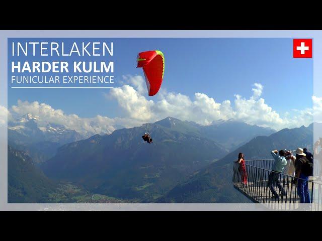 HARDER KULM, INTERLAKEN │ SWITZERLAND.  Harder Kulm funicular experience + Interlaken walk around.