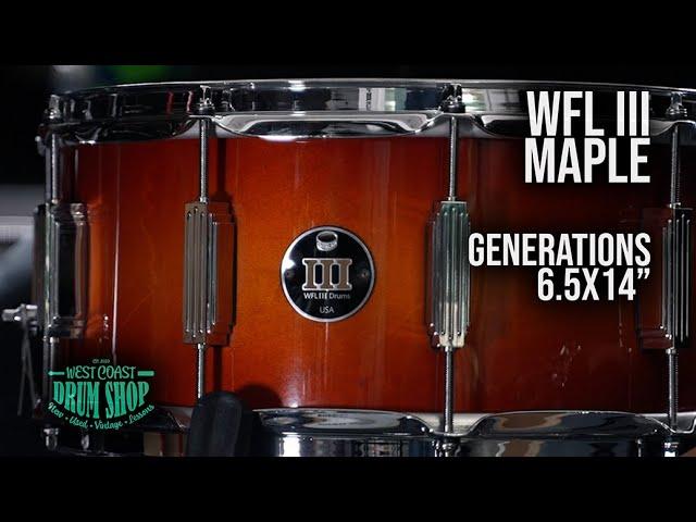 WFL III Generations Maple Snare Drum