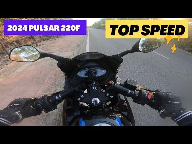 2024 Bajaj pulsar 220F Top Speed Test