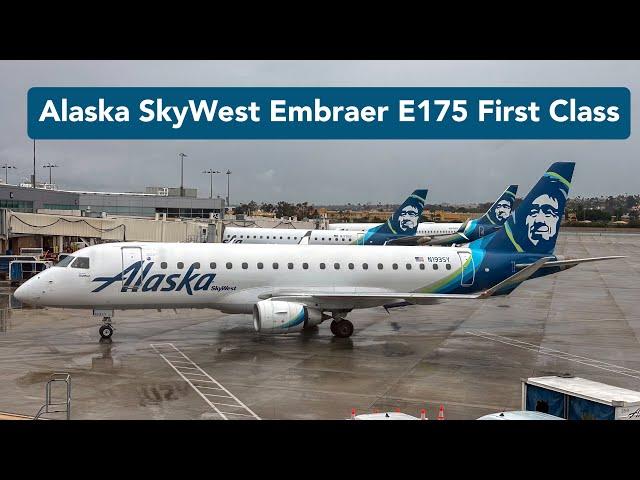 TRIP REPORT | Alaska SkyWest (First Class) | San Jose to San Diego | Embraer E175