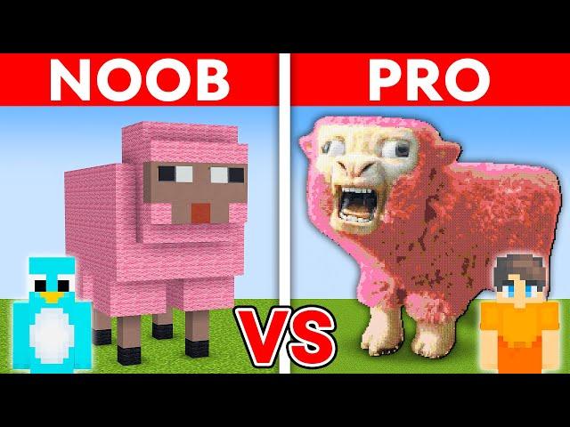 NOOB vs PRO: MINECRAFT MOVIE TRAILER House Build Challenge